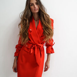 Sukienka Żakiet Lila Lou Tiger Czerwona