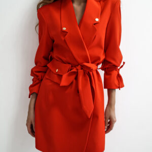 Sukienka Żakiet Lila Lou Tiger Czerwona