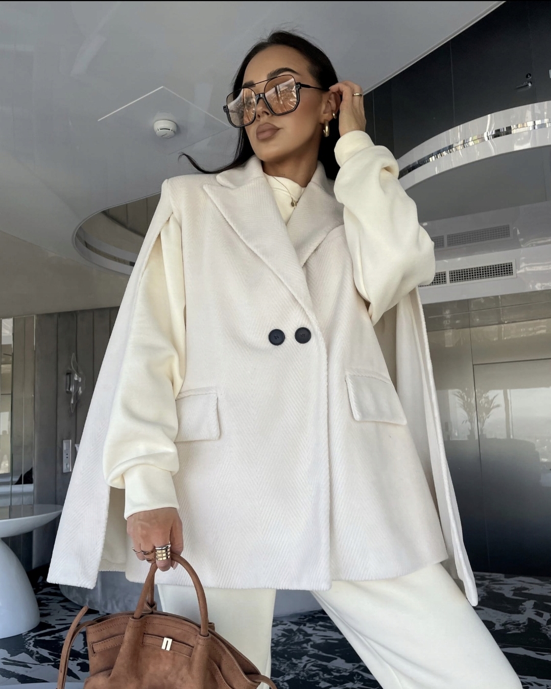 Płaszcz marynarka BATMAN La Milla Ecru